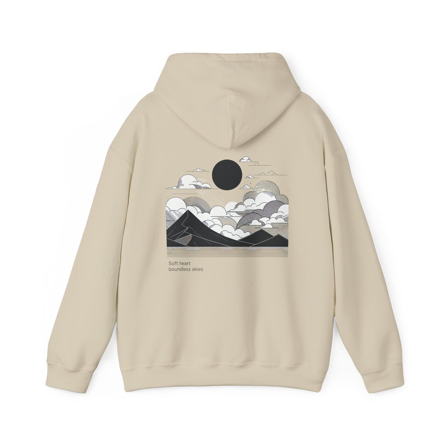Soft heart, boundless skies Hoodie