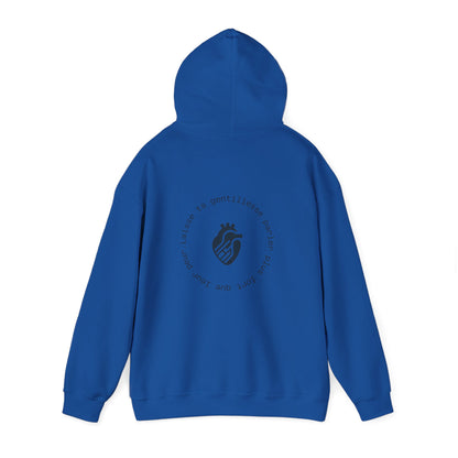 Laisse ta gentillesse parler plus fort que leur peur. Hoodie