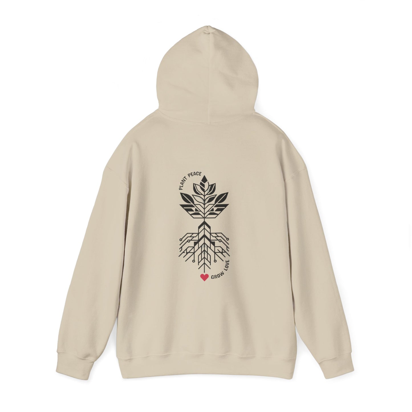 Plant peace, Grow love. Hoodie