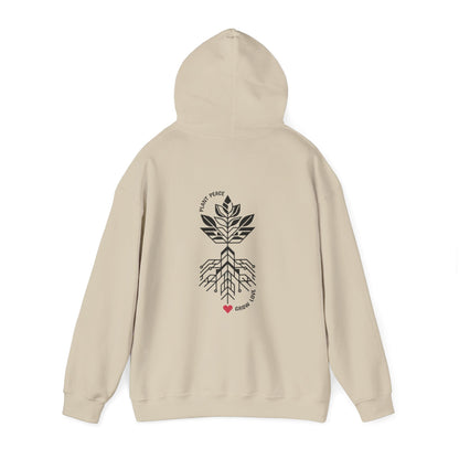 Plant peace, Grow love. Hoodie