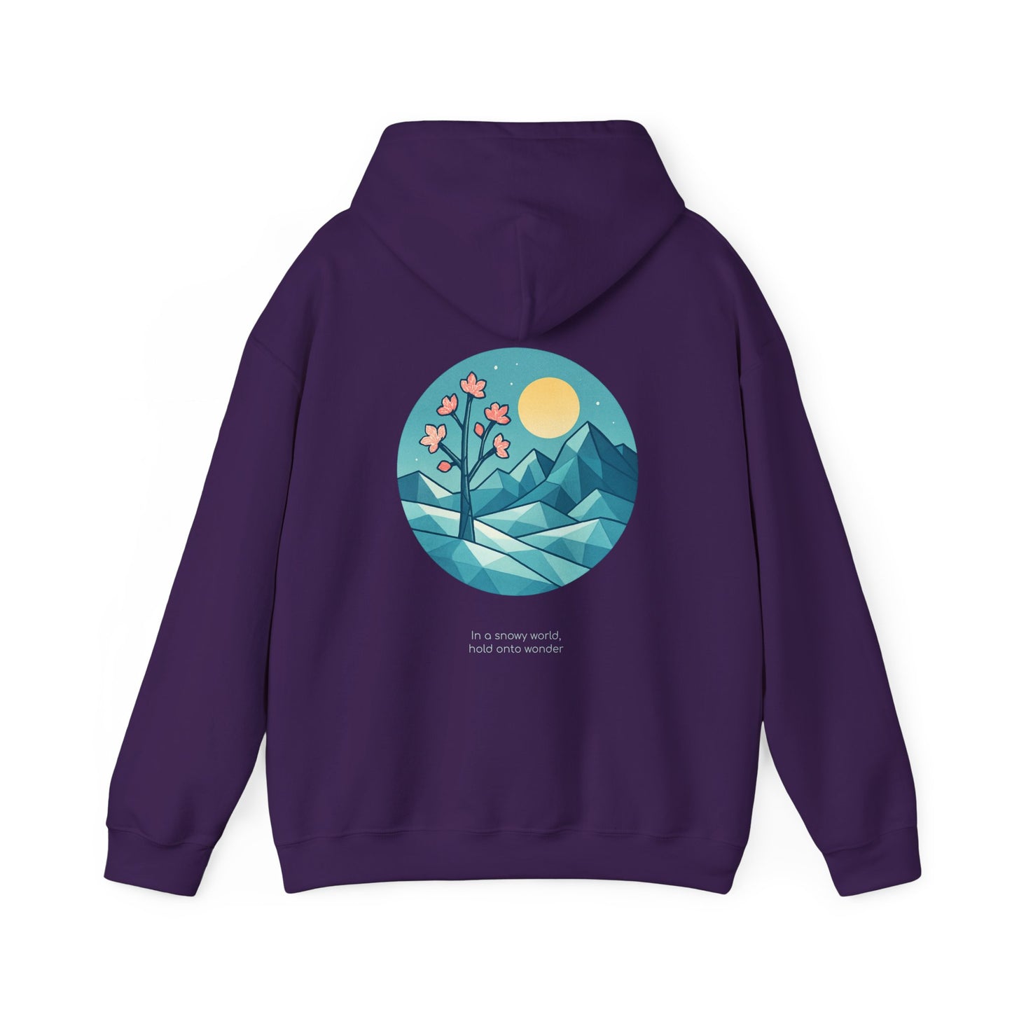 In a snowy world, hold onto wonder Hoodie