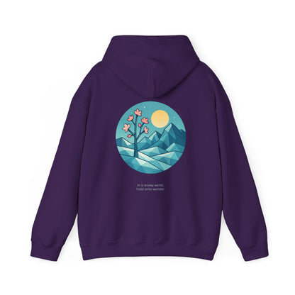 In a snowy world, hold onto wonder Hoodie