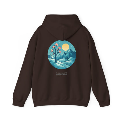 In a snowy world, hold onto wonder Hoodie