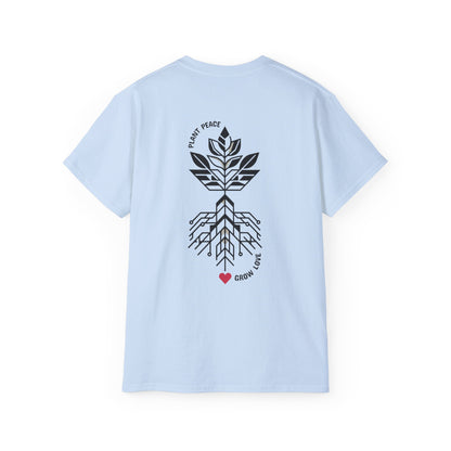 Plant peace, grow love T-shirt