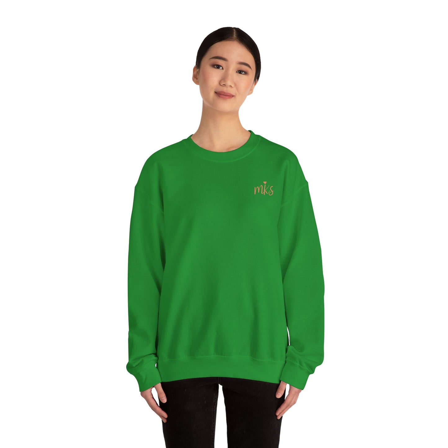 Anxiety drifts, together we anchor Crewneck