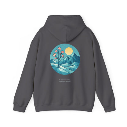 In a snowy world, hold onto wonder Hoodie