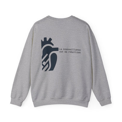 La bienveillance est ma rébellion Crewneck