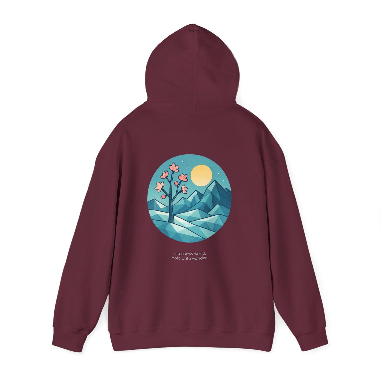 In a snowy world, hold onto wonder Hoodie