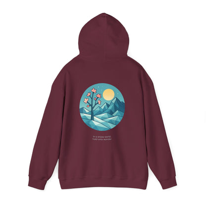 In a snowy world, hold onto wonder Hoodie