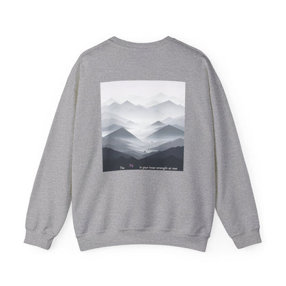 The fog is your inner strength at rest. Sweat à col rond