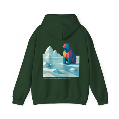 Cherche la beauté. Même dans un Monde Froid. Hoodie
