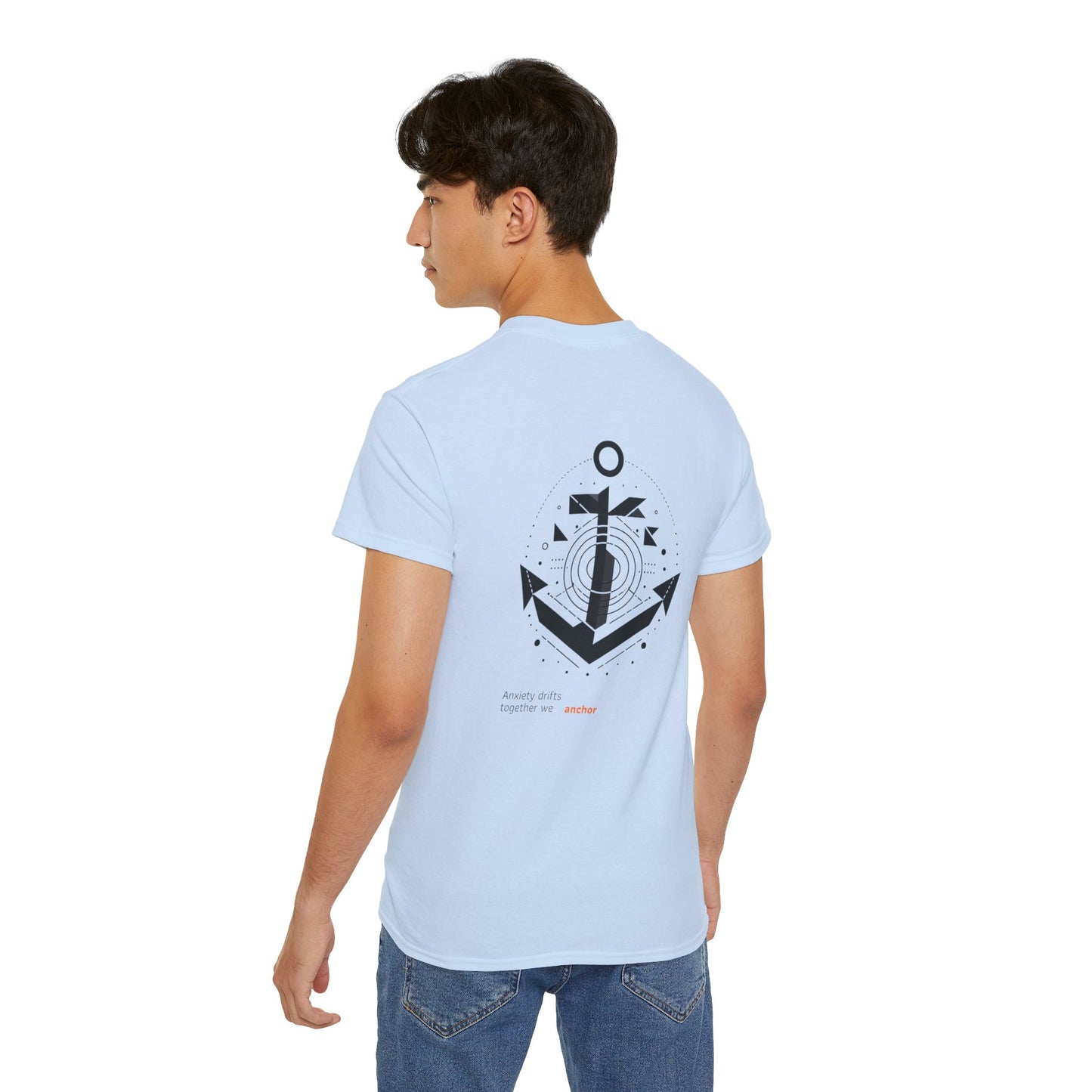 Anxiety drifts, together we anchor T-shirt
