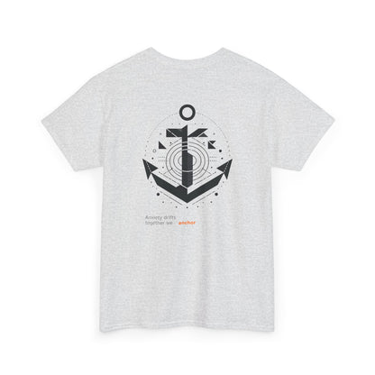 Anxiety drifts, together we anchor. T-Shirt