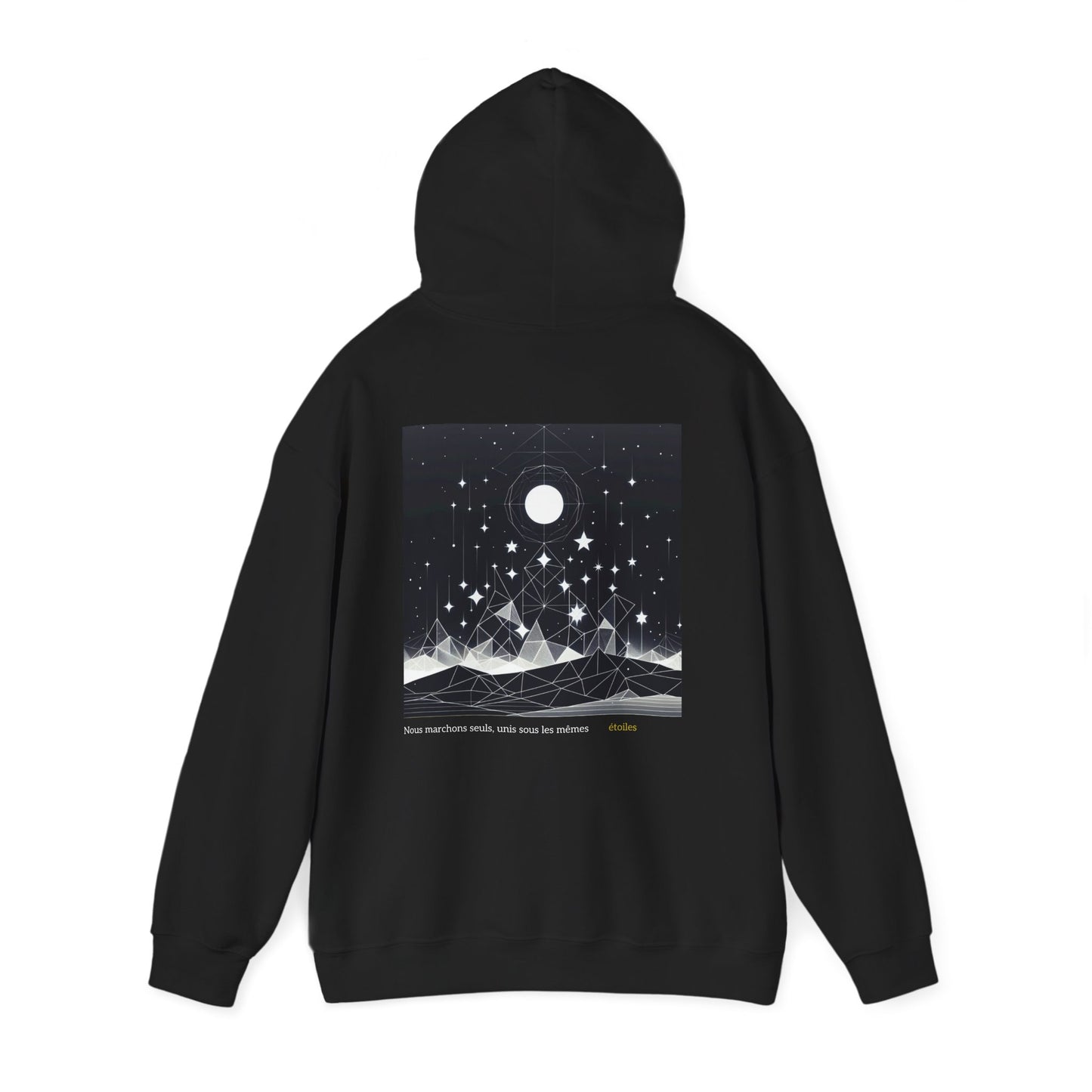 Nous marchons seuls, unis sous les mêmes étoiles. Hoodie