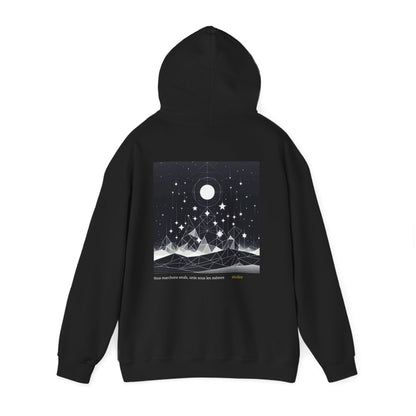 Nous marchons seuls, unis sous les mêmes étoiles. Hoodie