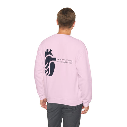 La bienveillance est ma rébellion Crewneck