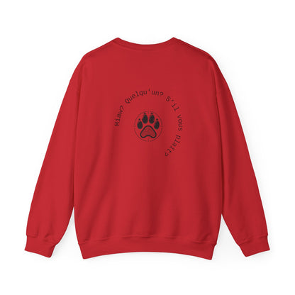 Miaw? Quelqu'un? S’il vous plaît? Crewneck