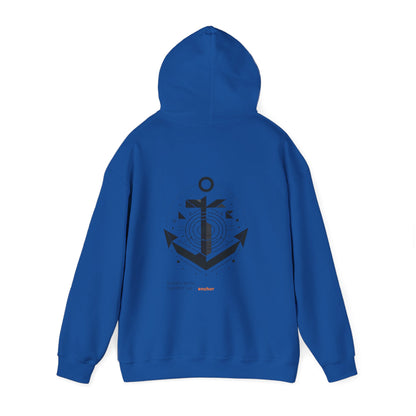 Anxiety drifts, together we anchor Hoodie