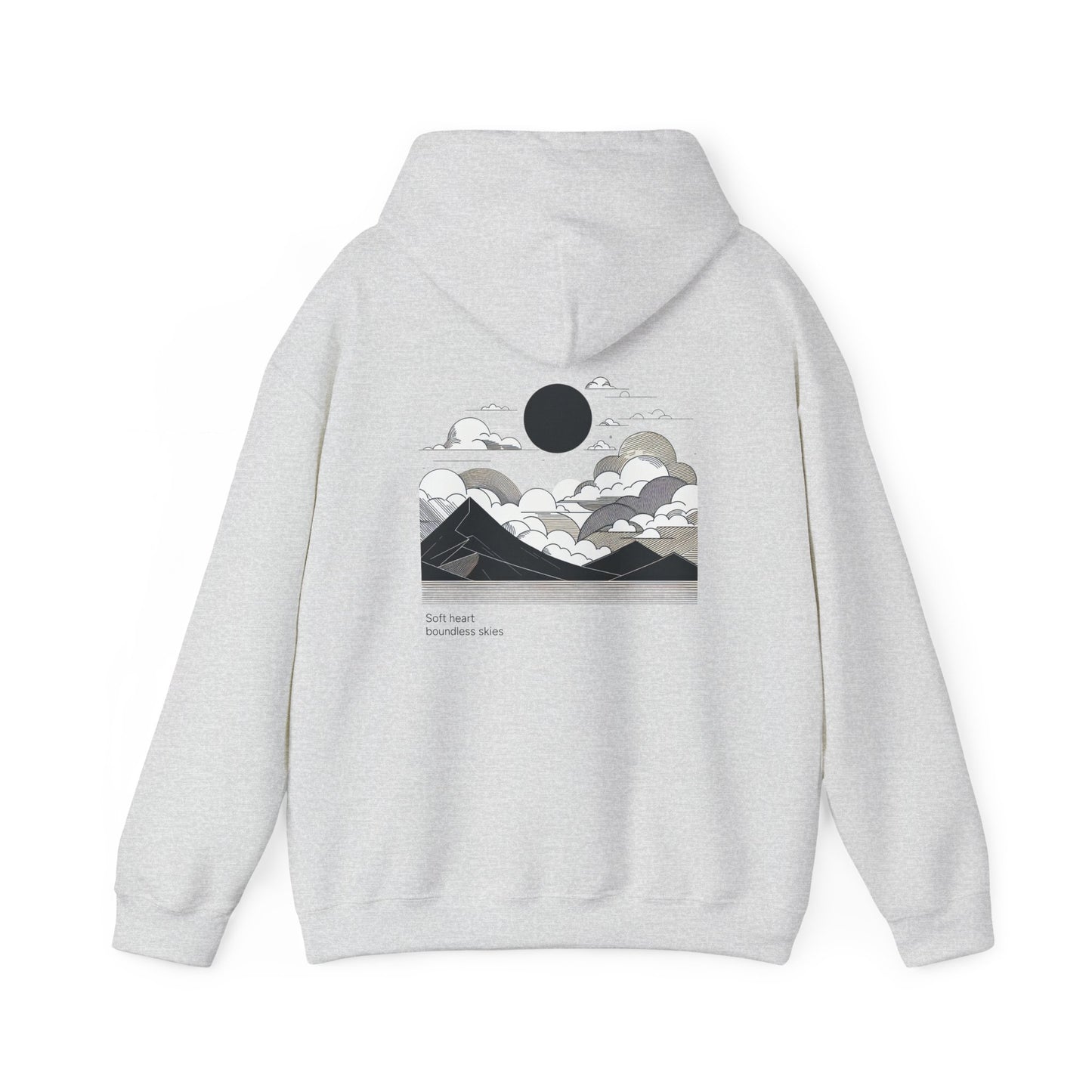 Soft heart, boundless skies Hoodie