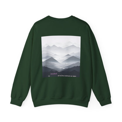 Le brouillard est ta force intérieure au repos Crewneck
