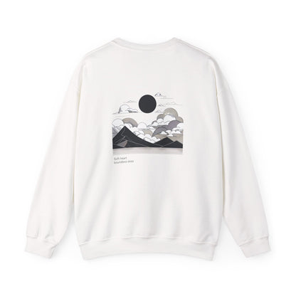 Soft heart, boundless skies Crewneck