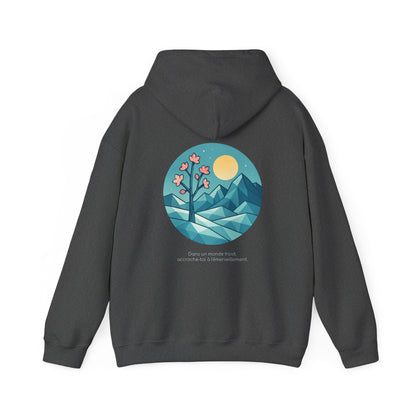 Dans un monde froid, accroche-toi à l'émerveillement Hoodie