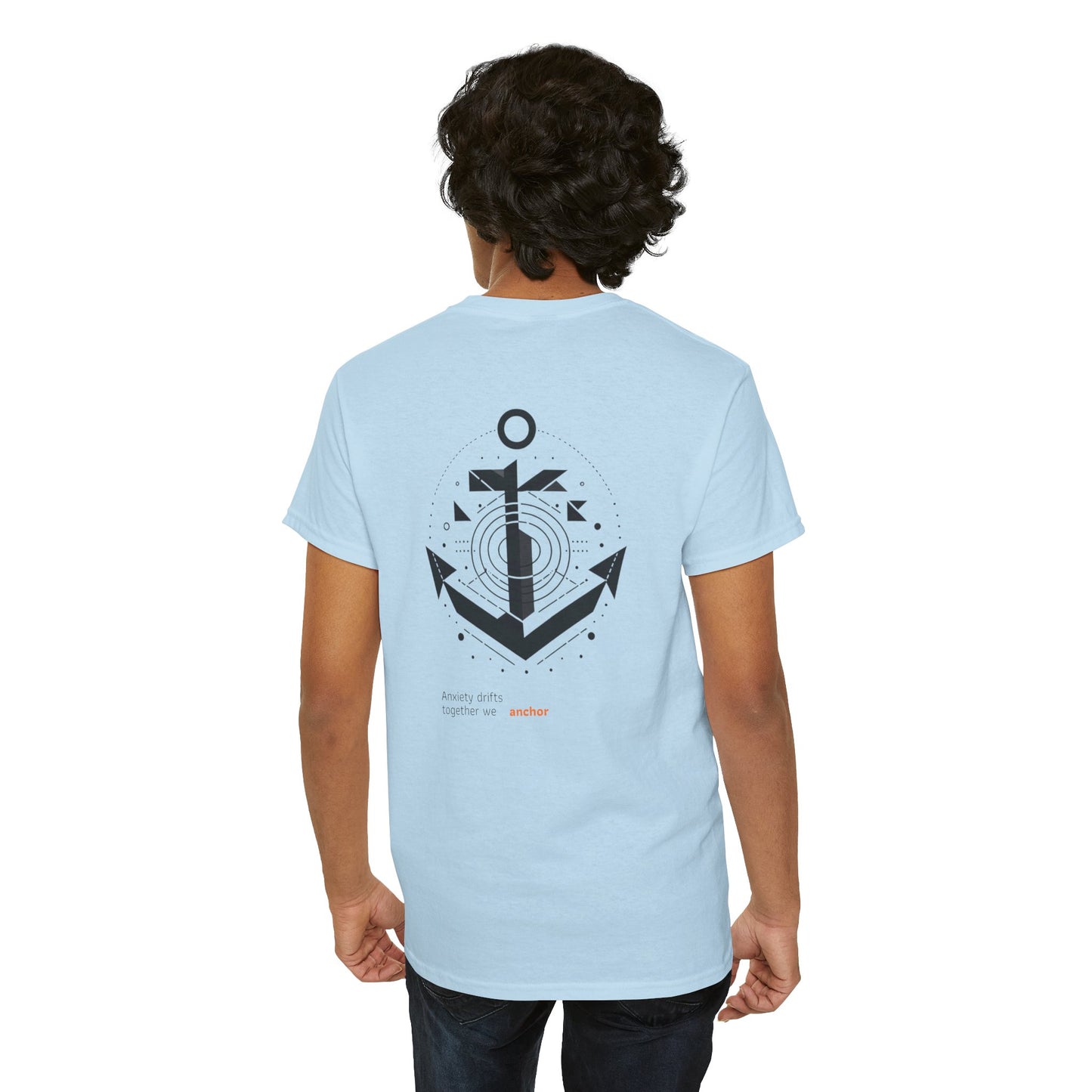 Anxiety drifts, together we anchor. T-Shirt