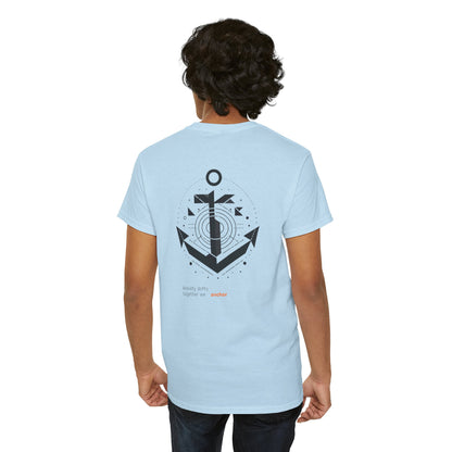 Anxiety drifts, together we anchor. T-Shirt
