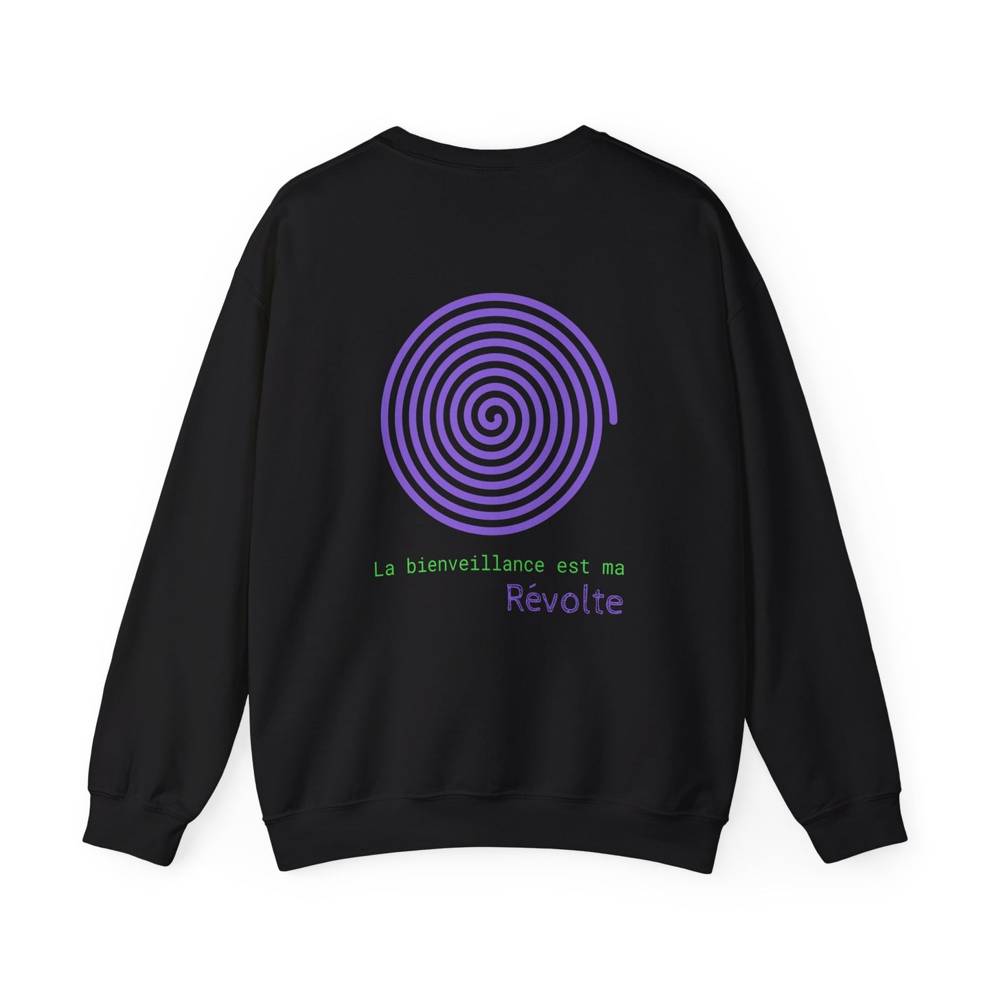 La bienveillance est ma révolte Crewneck