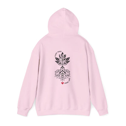 Plant peace, Grow love Hoodie
