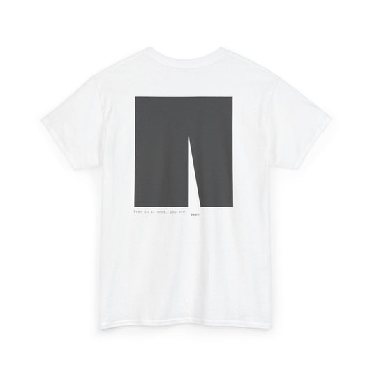 Even in Silence, you are seen T-shirt. Illustration by Moby Obscura
