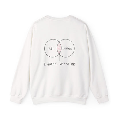 Breathe, we're Ok Crewneck