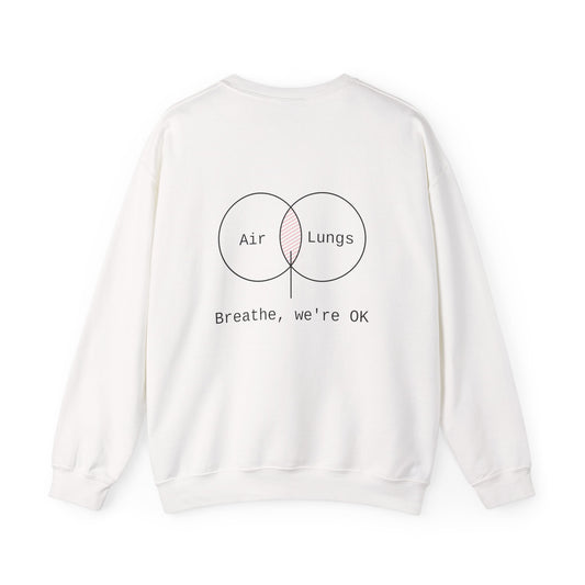 Breathe, we're Ok Crewneck