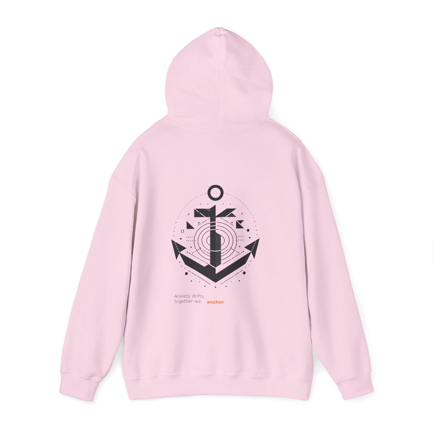 Anxiety drifts, together we anchor Hoodie