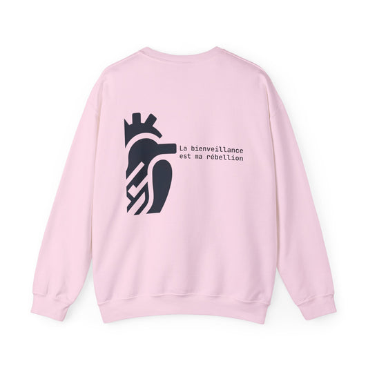 La bienveillance est ma rébellion Crewneck