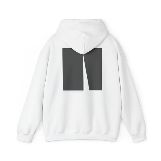 Even in silence, you are seen Hoodie. Illustration by Moby Obscura