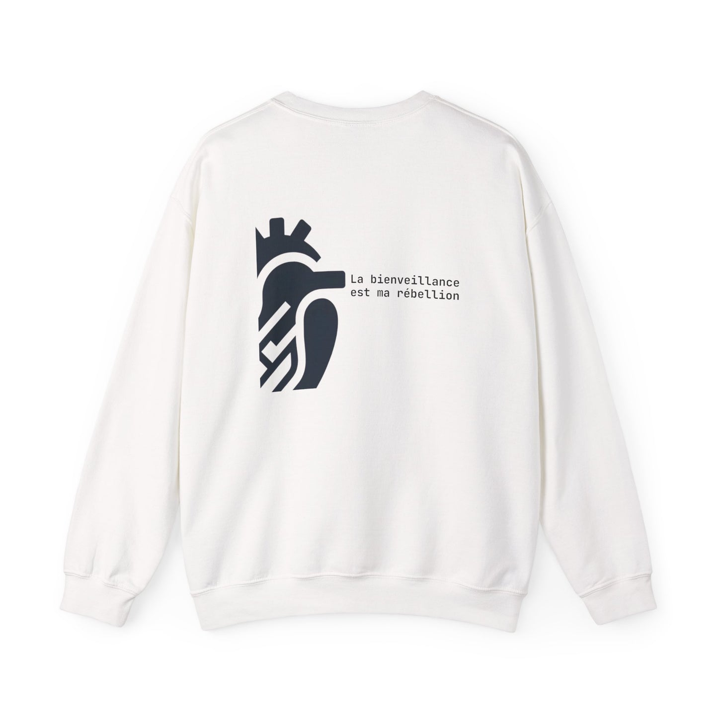 La bienveillance est ma rébellion. Sweat à col rond  