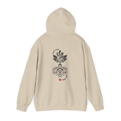 Plant peace, Grow love Hoodie
