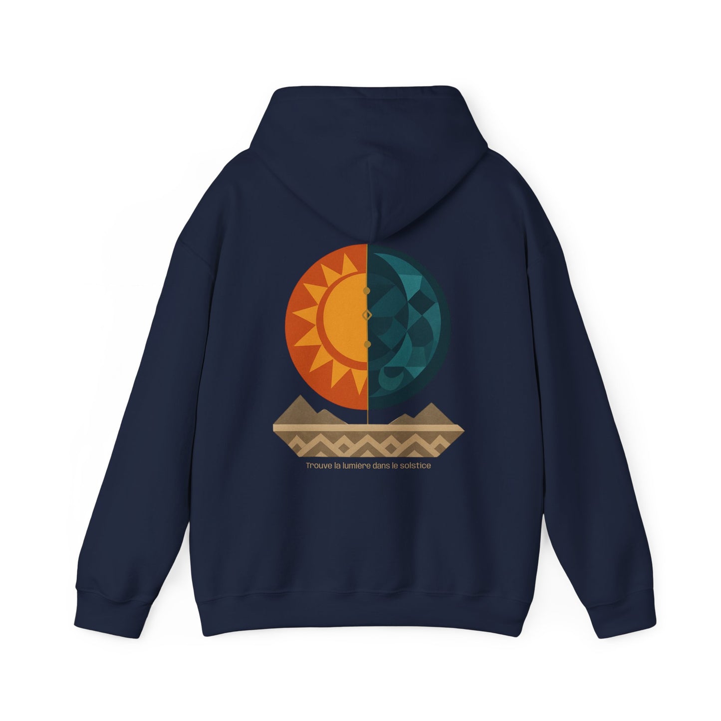 Trouve la lumière dans le solstice Hoodie