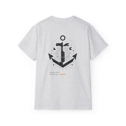 Anxiety drifts, together we anchor T-shirt