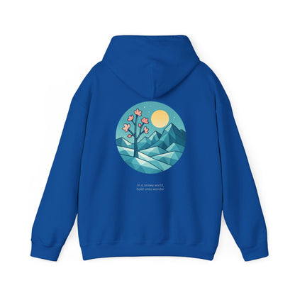In a snowy world, hold onto wonder Hoodie