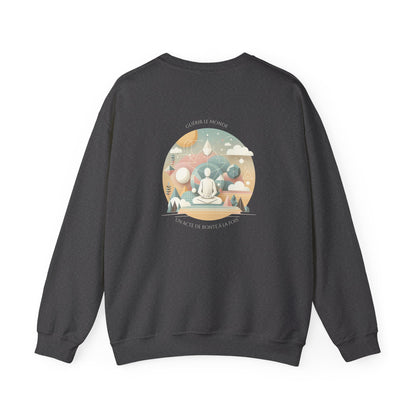 Guérir le monde, un acte de bonté à la fois Crewneck