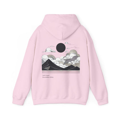 Soft heart, boundless skies Hoodie