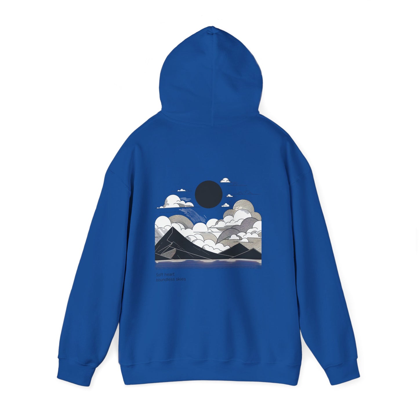 Soft heart, boundless skies Hoodie