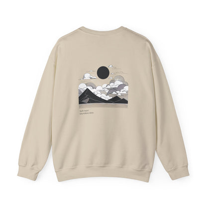 Soft heart, boundless skies Crewneck