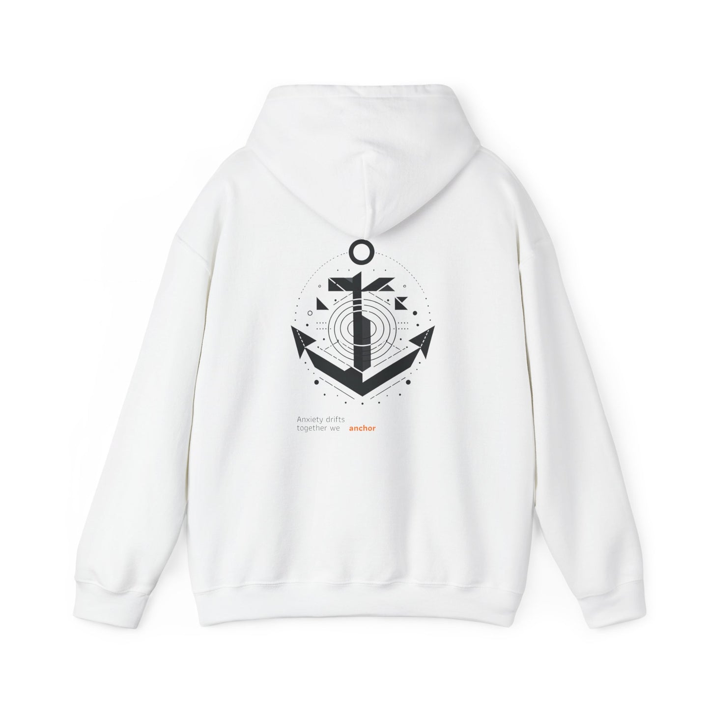 Anxiety drifts, together we anchor Hoodie
