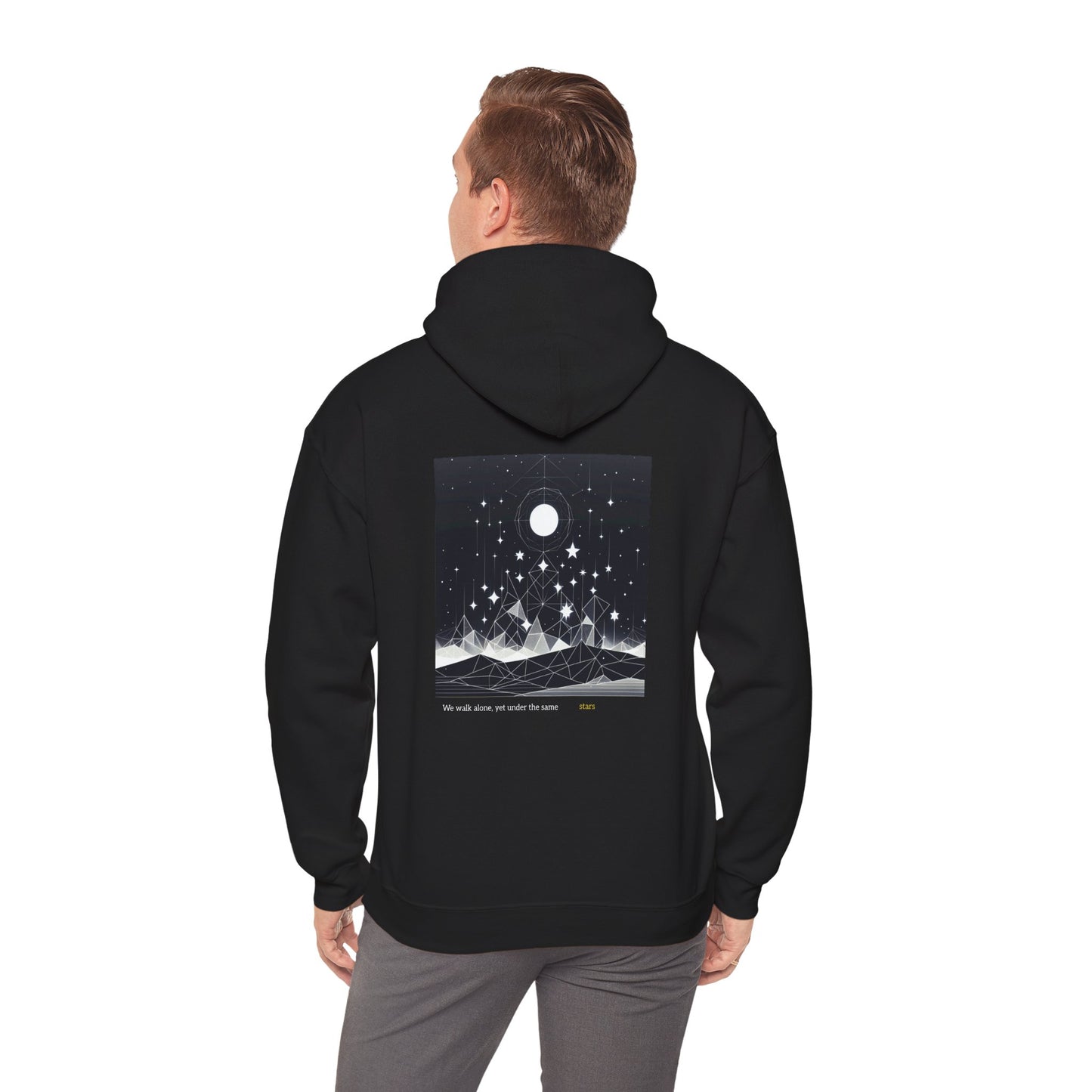 We walk alone, yet under the same stars Hoodie