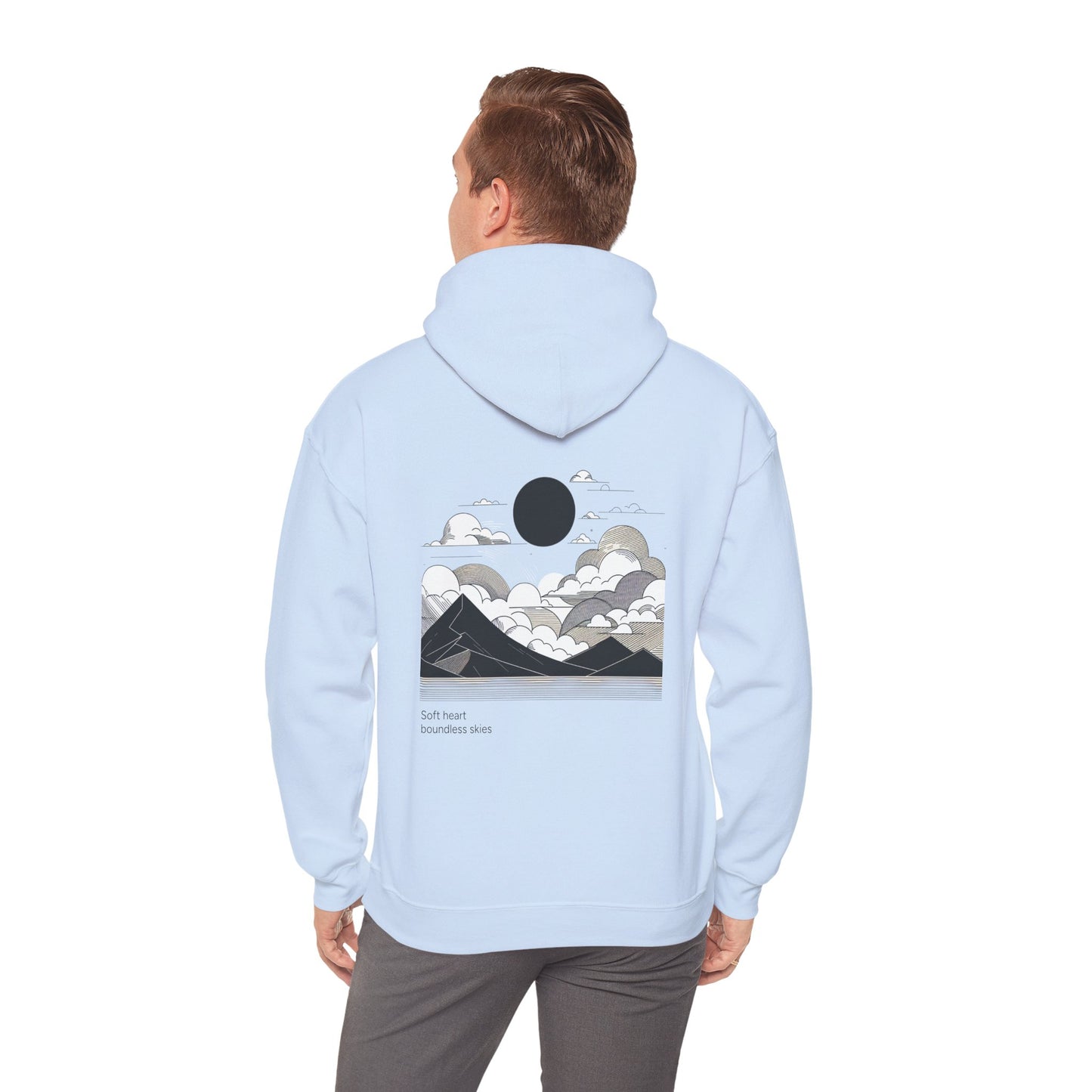 Soft heart, boundless skies Hoodie