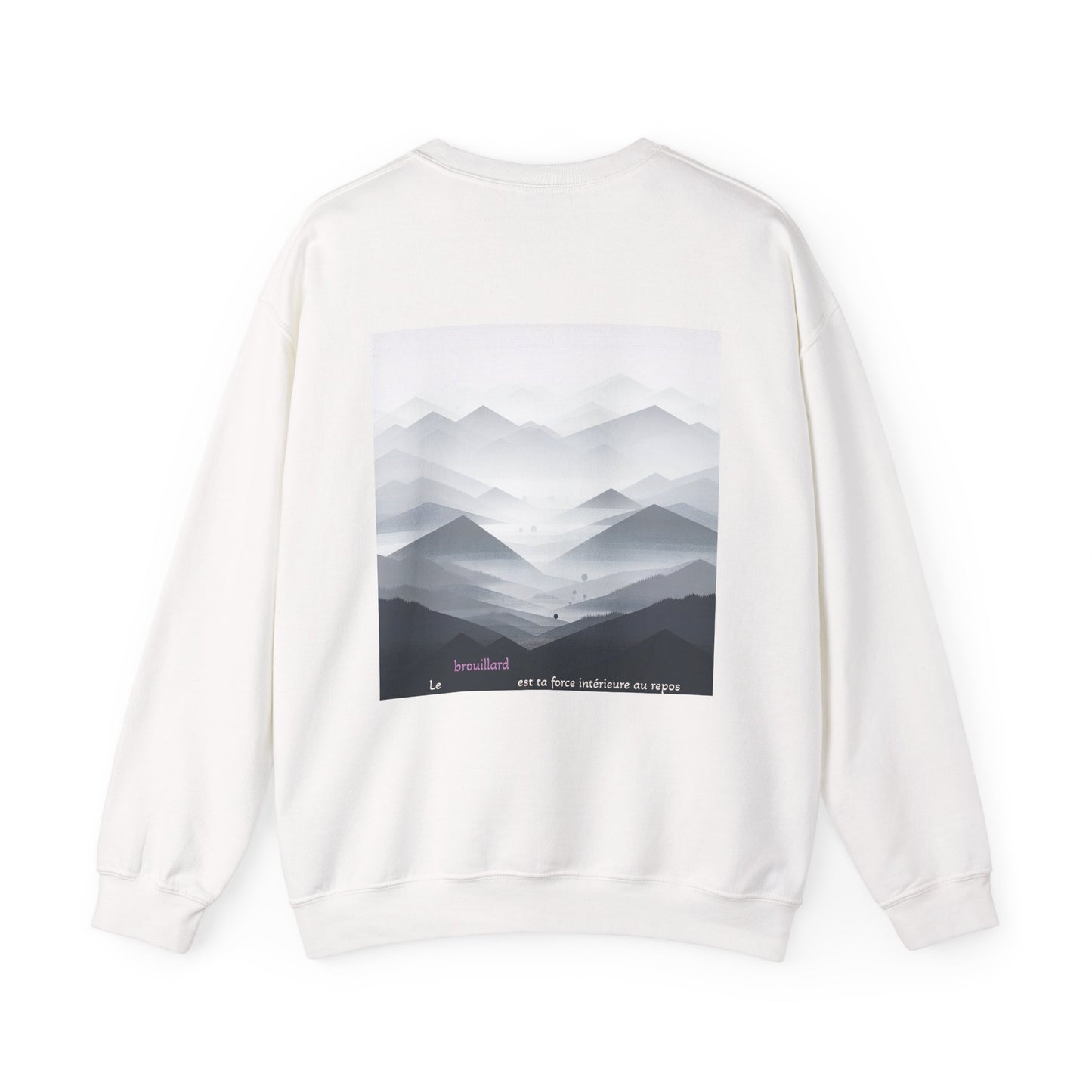 Le brouillard est ta force intérieure au repos Crewneck