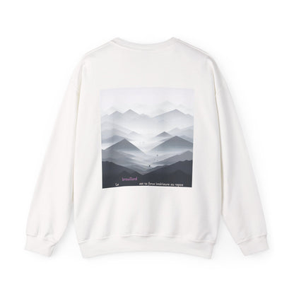 Le brouillard est ta force intérieure au repos Crewneck